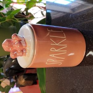 🕯Rae Dunn Sparkle Scented Candle w/Lid